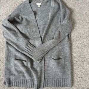 Caslon Gray Women's Cardigan Sweater
